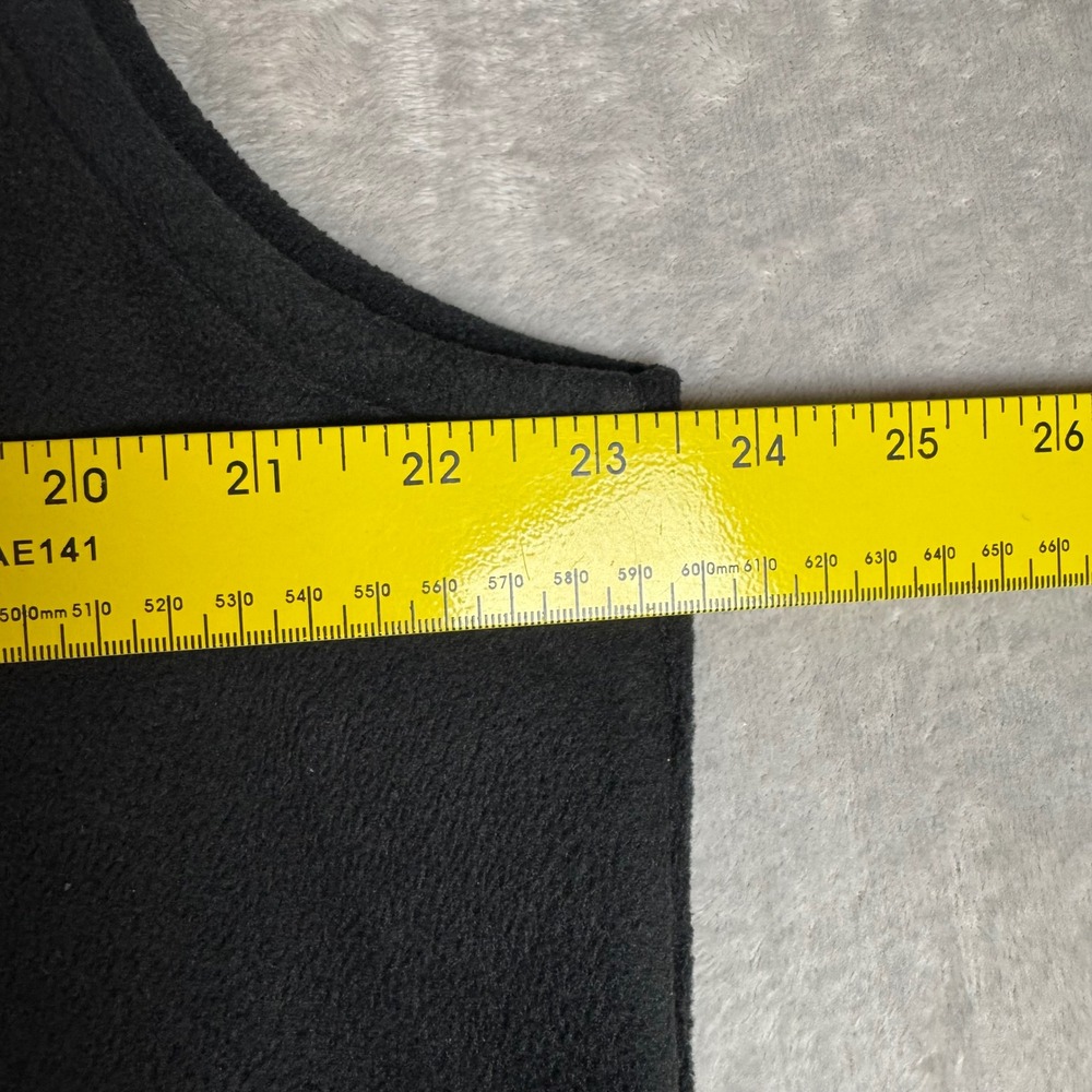 Columbia Womens Plus Size 1X Black Full Zip Fleece Vest Mock Neck Sleeveless - Picture 7 of 8